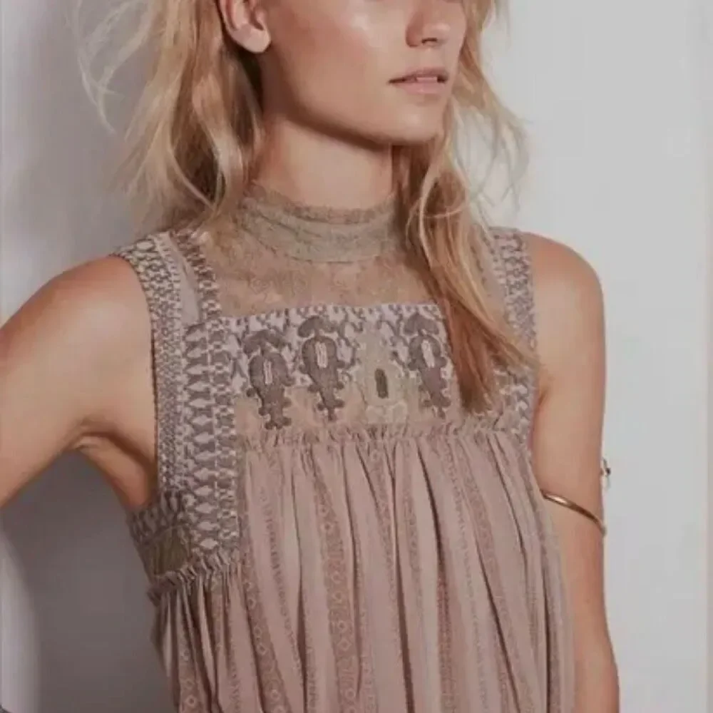 Free People Marant Boho Lace Festival Dress